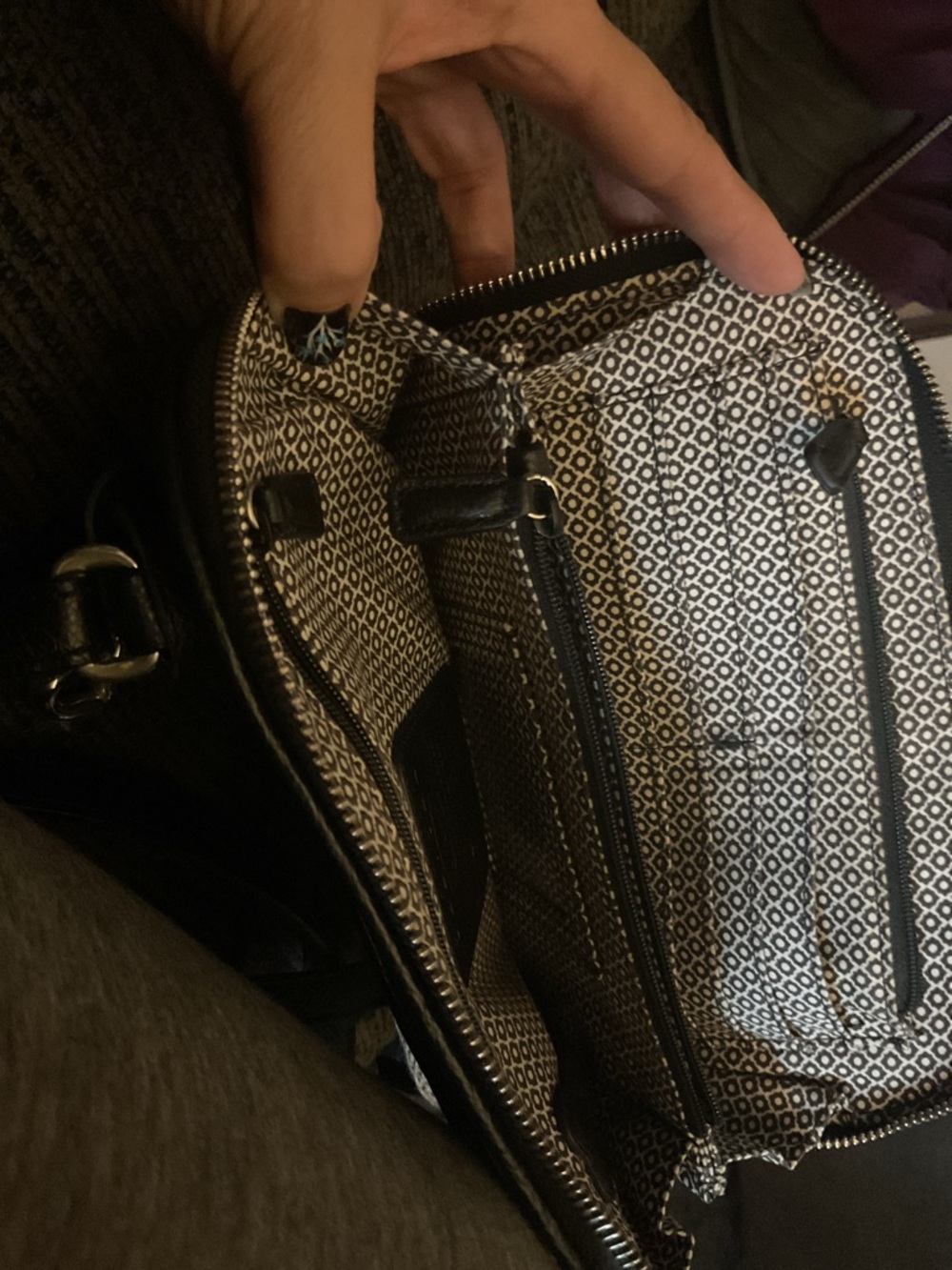 Brighton Straw Crossbody Bag with Black Trim - Picture 7 of 7